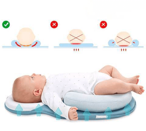 Ergonomisch draagbaar babybedje met hoofdsteun tegen afplatting van het hoofd – Slaapcocon