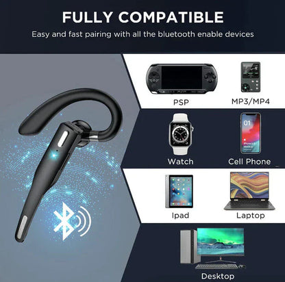 Draadloze Bluetooth 5.1 Headset met Dual Mic - RoadMic Pro
