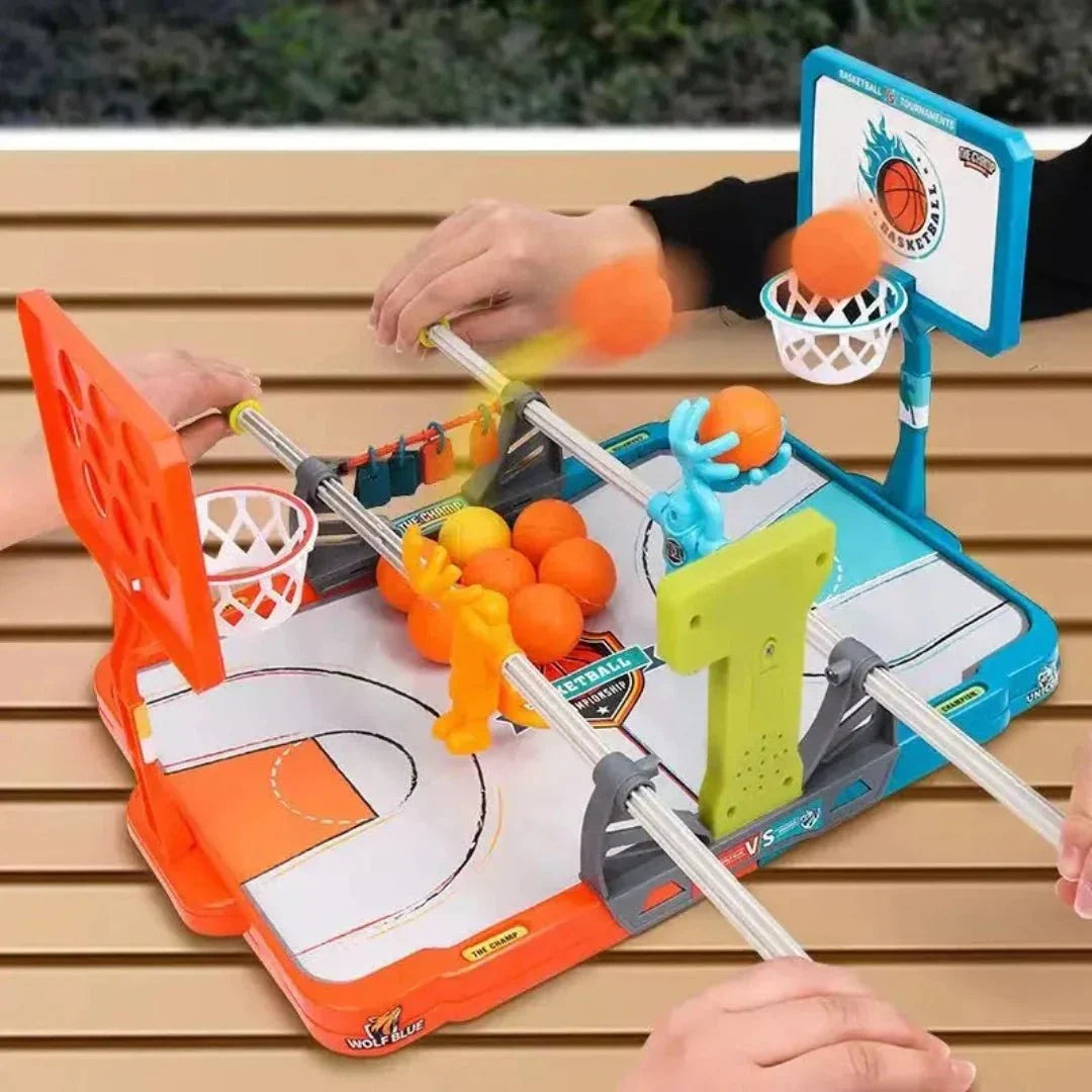 Mini-basketbalspel voor kinderen – reactiesnelheid en speelplezier